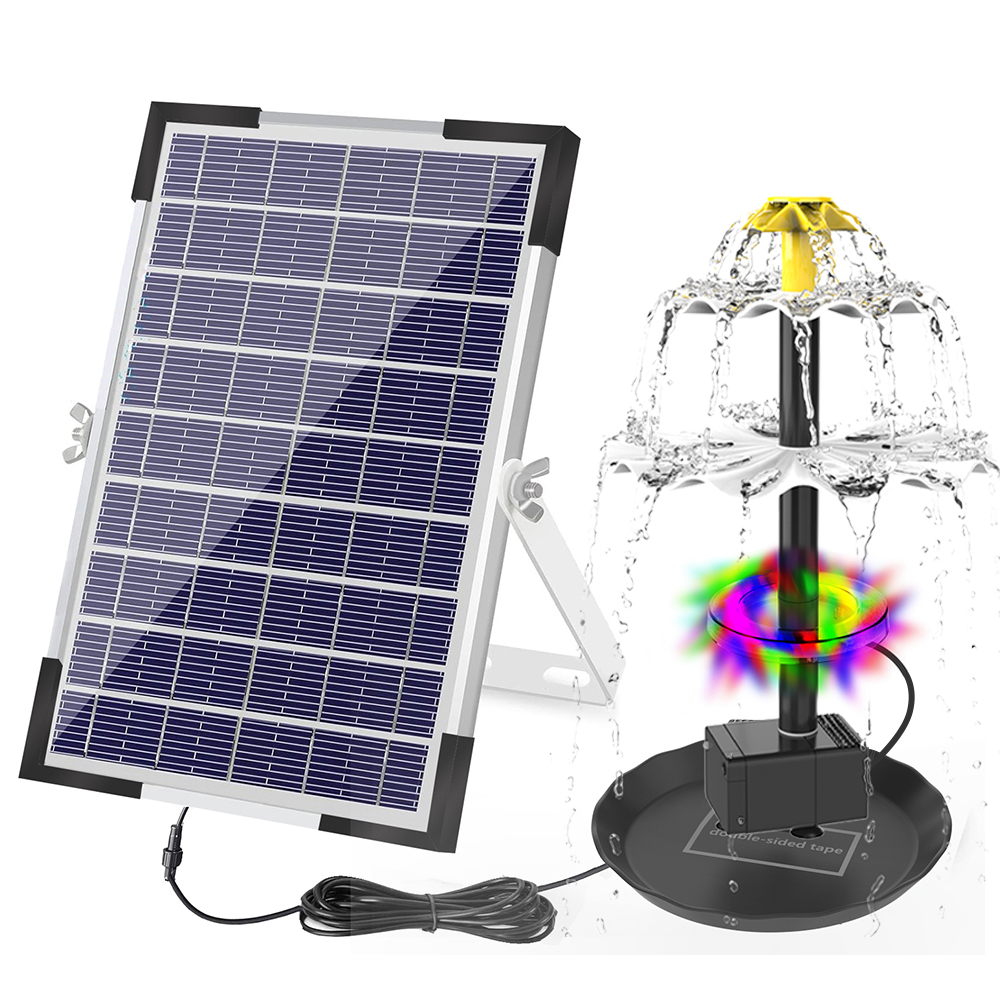 Marine Aquarium Lamp - Solar Powered água fonte bomba para
