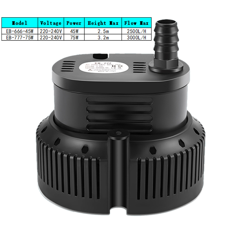 Aquarium Marina - 45/75W 2500-3000L/H Bomba De Água Submersível