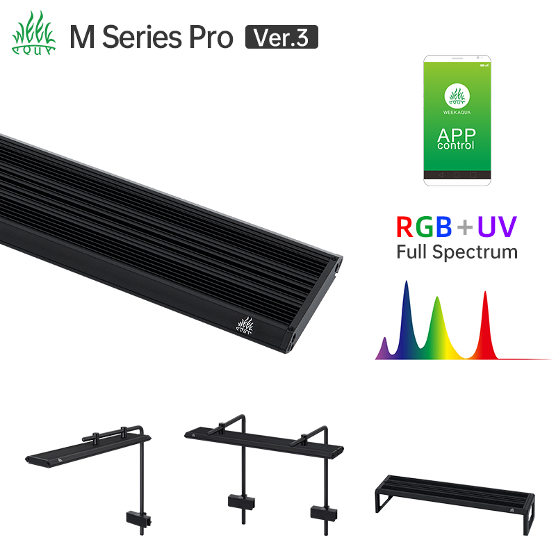 Marine Aquarium Lamp - Luminária LED RGB UV para Aquário