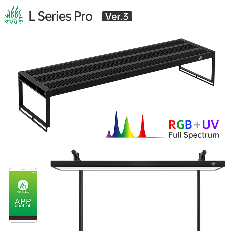 WEEK AQUA L Series APP Control - Marine Aquarium Lamp avaliação e preço