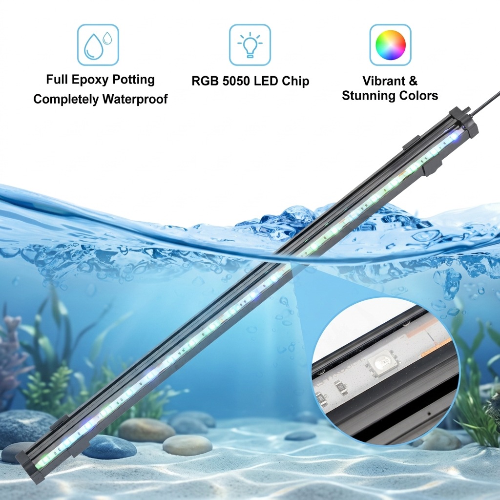 Lâmpada Decorativa Submersível - Marine Aquarium Lamp avaliação e preço